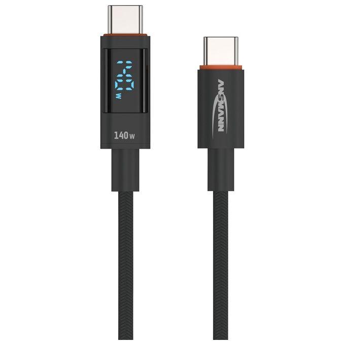 Ansmann USB-C/USB-C Cavo 120cm