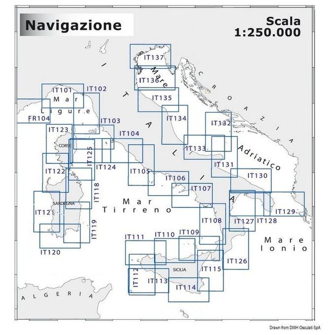 Carta Navimap IT110-IT111 