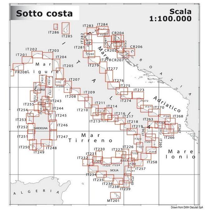 Carta Navimap IT209-IT210 