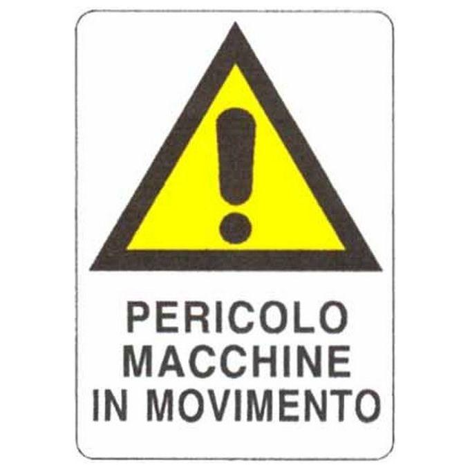 Cartello Movimento Macchine 48X