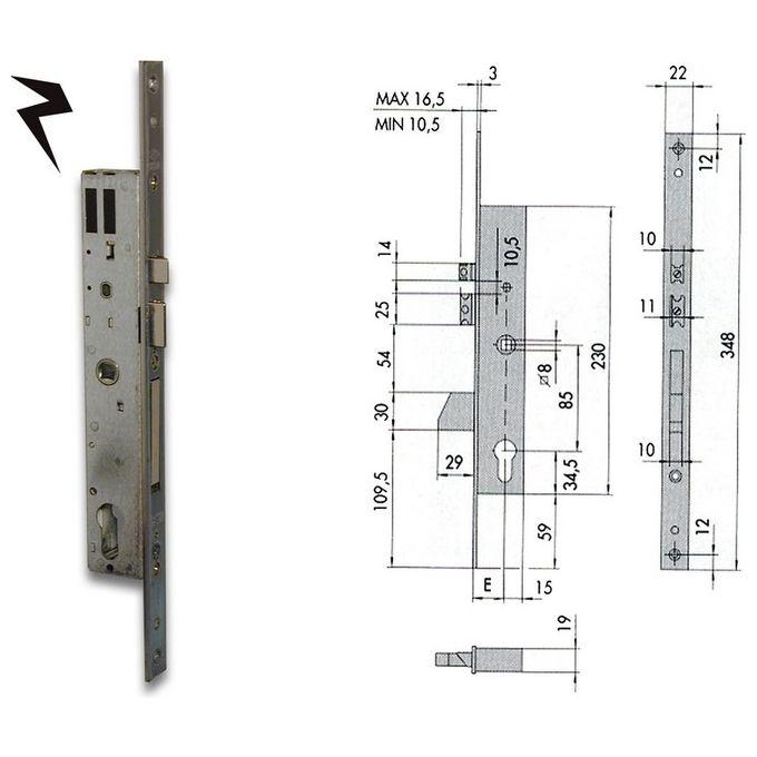Cisa 16215-35 Serratura S/c.elettrica