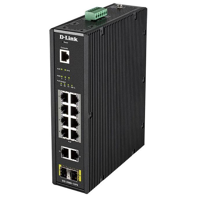 D-Link DIS-200G-12PS Switch Industriale