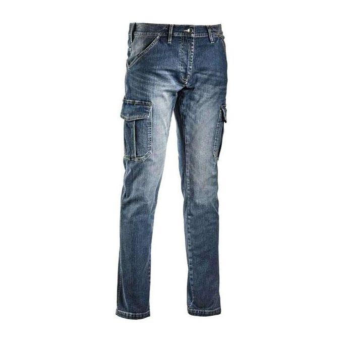 Diadora Pantalone Jeans Blu