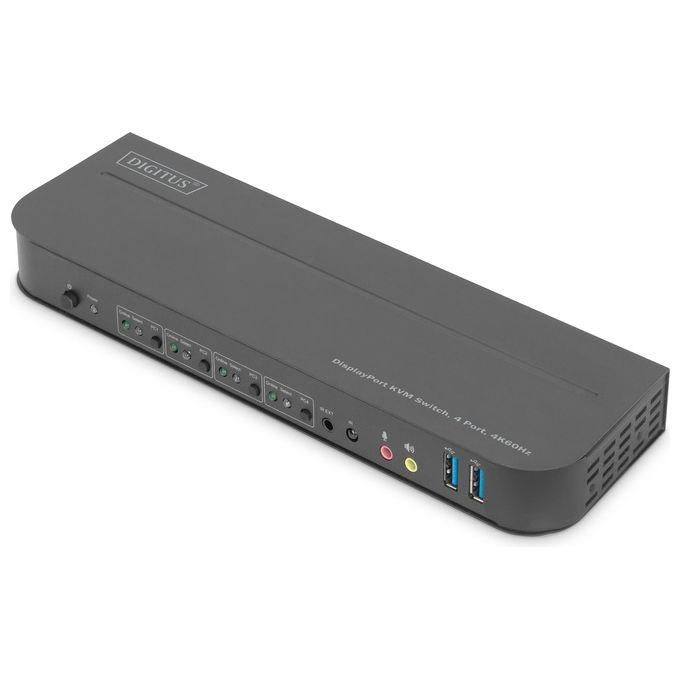 Digitus KVM-Switch 4-Porte 4K60Hz