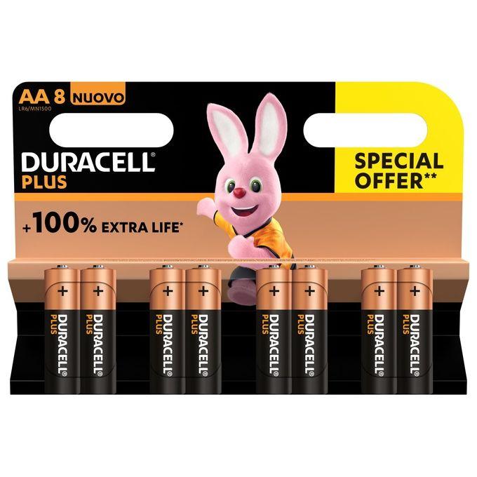 Duracell Confezione 8 Plus100