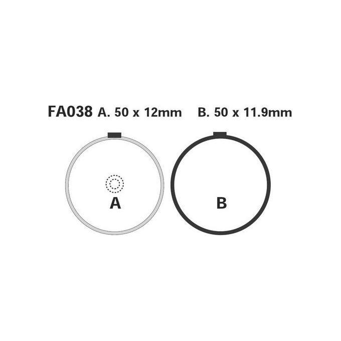 EBC FA038 Pastiglie Suzuki
