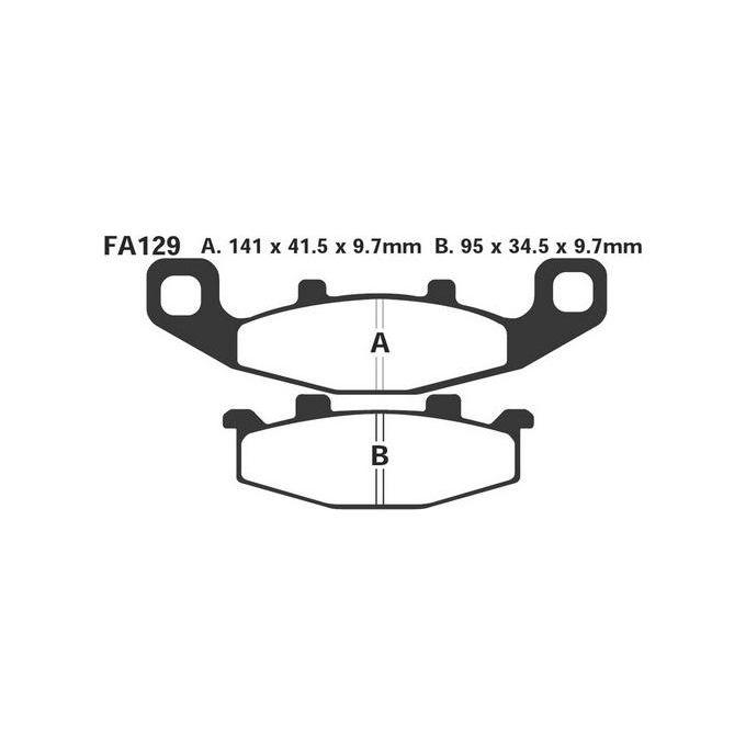 EBC FA129 Pastiglie Kawasaki