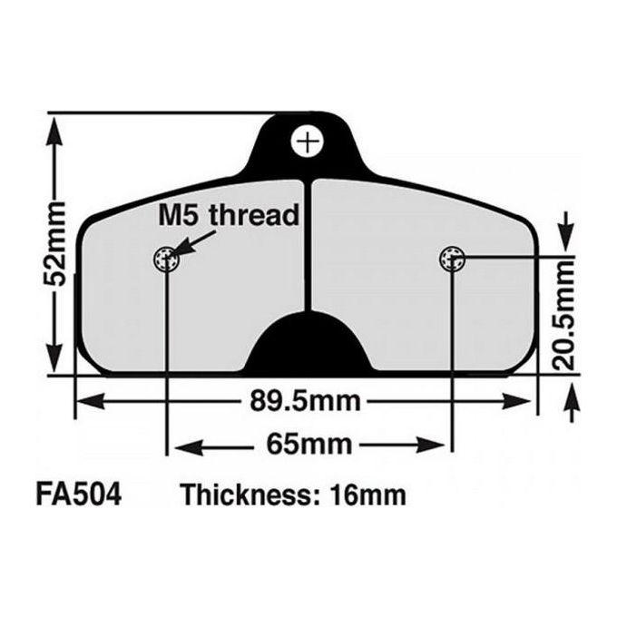 Ebc FA504S Pastiglie Kart