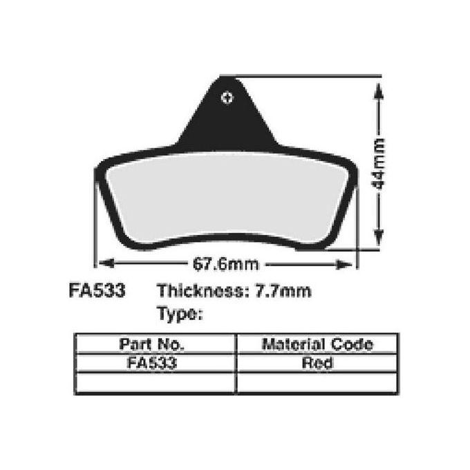 EBC FA533 Pastiglie Freno