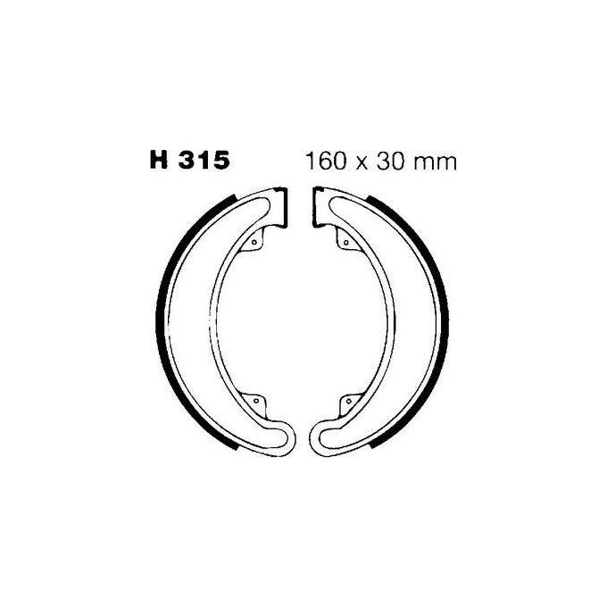 EBC H315 Ganasce Honda