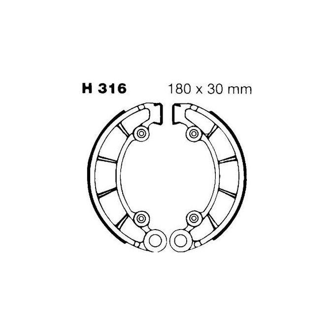 EBC H316 Ganasce Honda