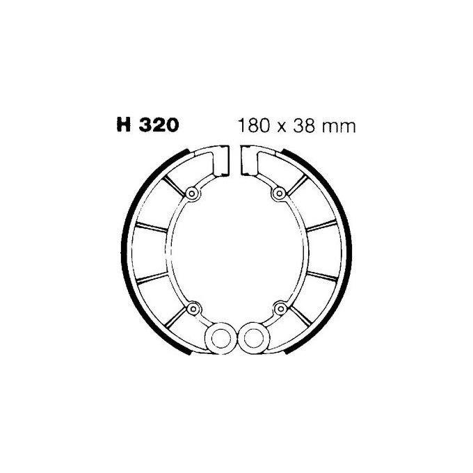 EBC H320 Ganasce Honda