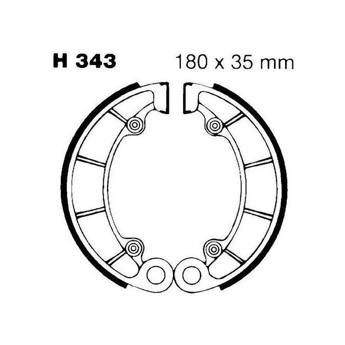 EBC H343 Ganasce Honda