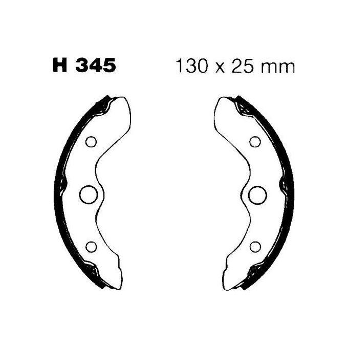 EBC H345 Ganasce Honda