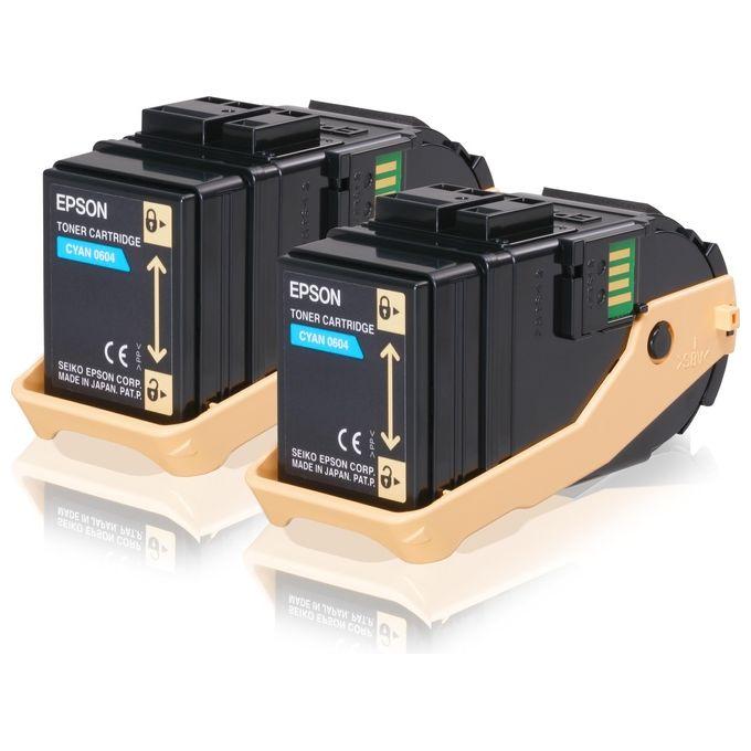 Epson Toner Ciano Conf.2pz