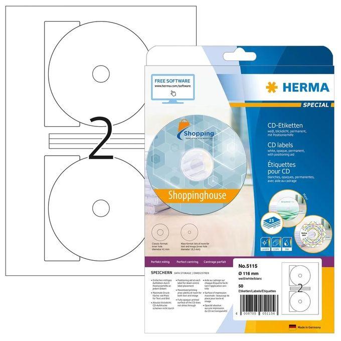 Herma Cd Etichette Rotonde