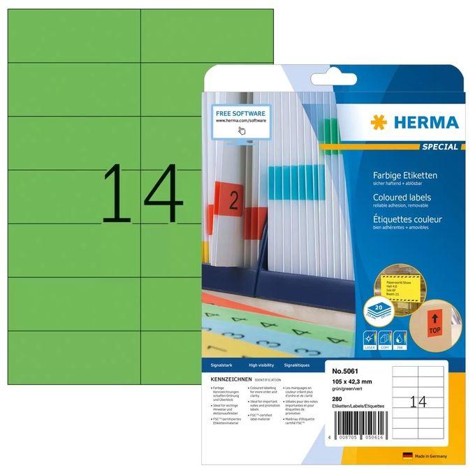Herma Etichette Verdi 105x42,3mm