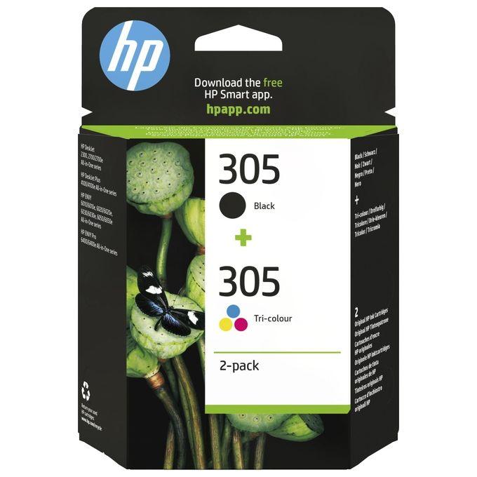 HP 305 2-Pack Tri-color/Black