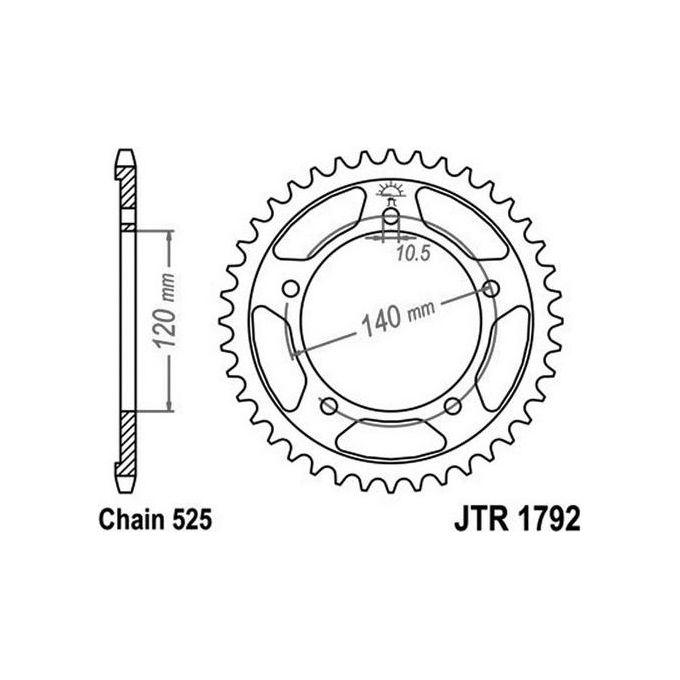 Jt JTR1792.41ZBK Corona 1792