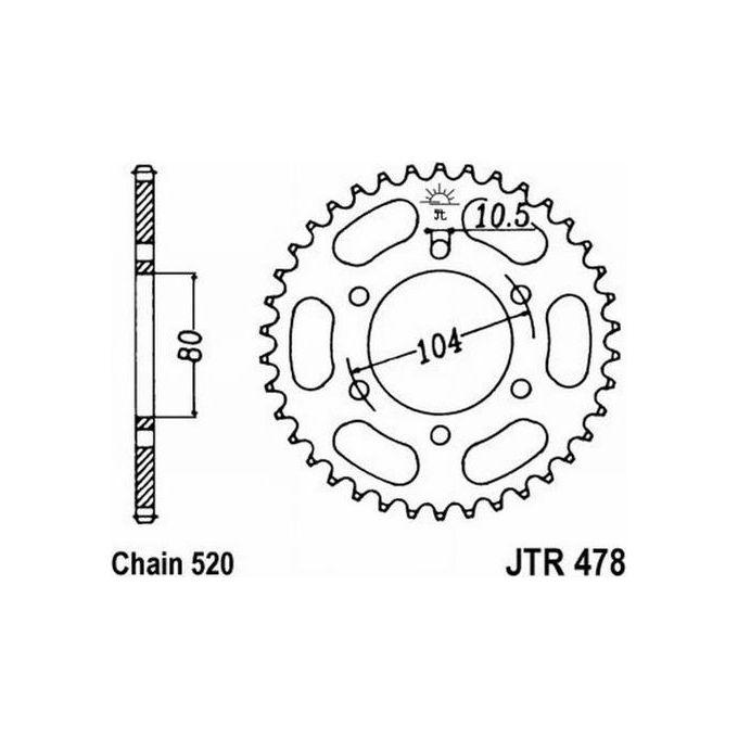 Jt JTR478.43ZBK Corona 478
