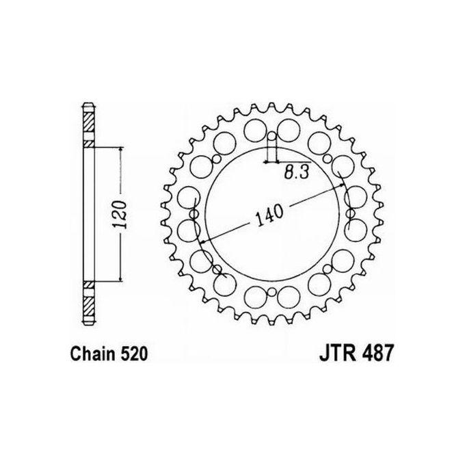 Jt JTR487.43ZBK Corona 487