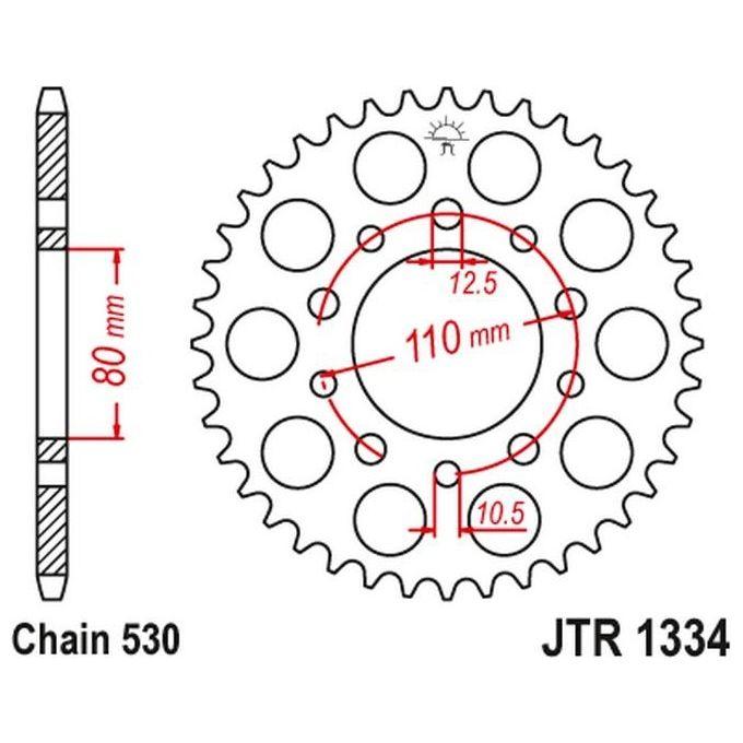 Jt Sprokets Corona 1334