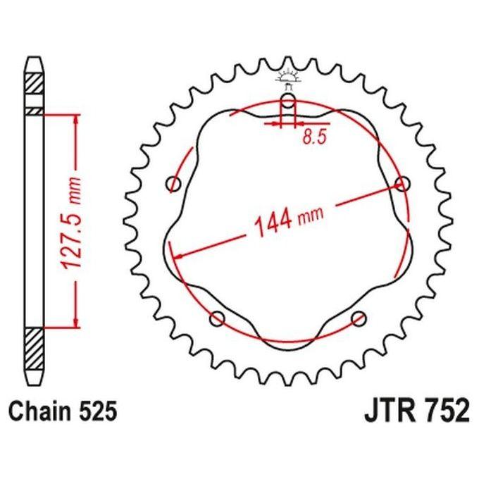 Jt Sprokets Corona 752