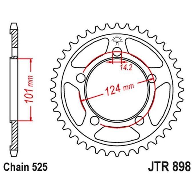 Jt Sprokets Corona 898