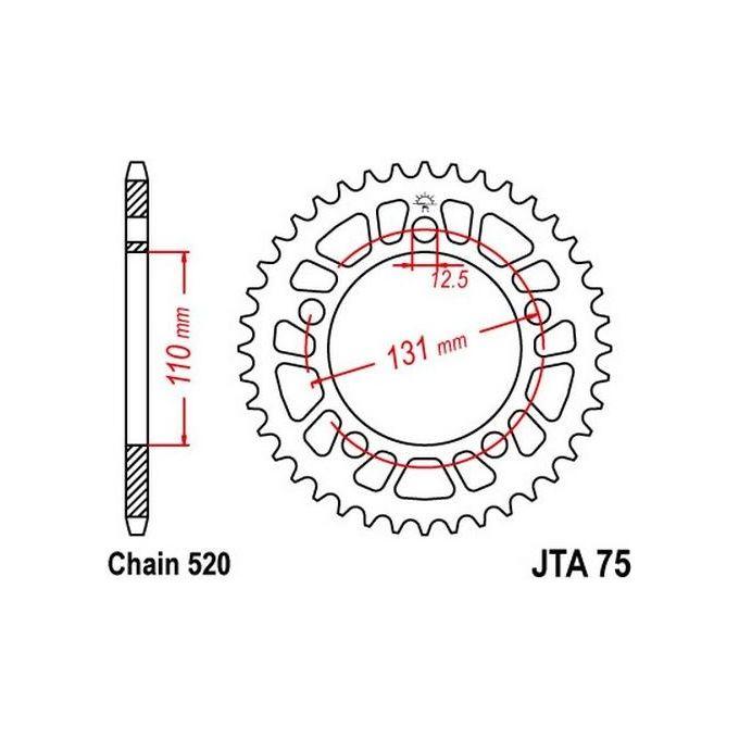 Jt Sprokets Corona Alluminio