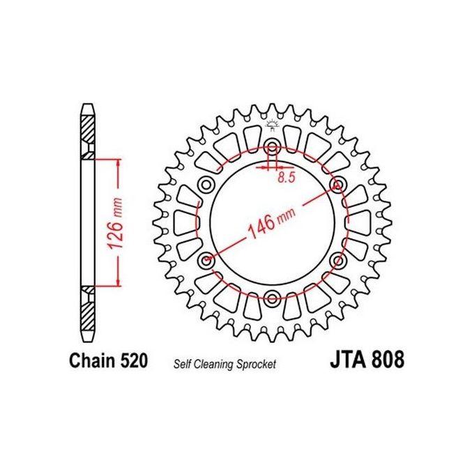 Jt Sprokets Corona Alluminio