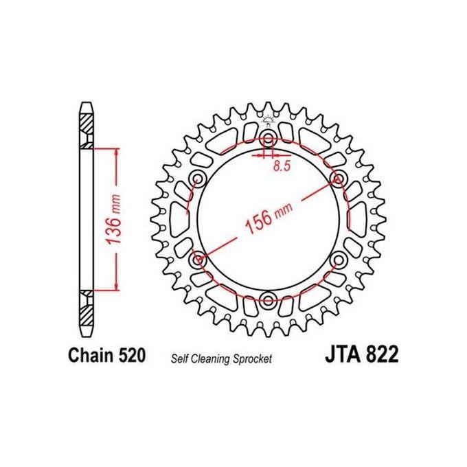 Jt Sprokets Corona Alluminio