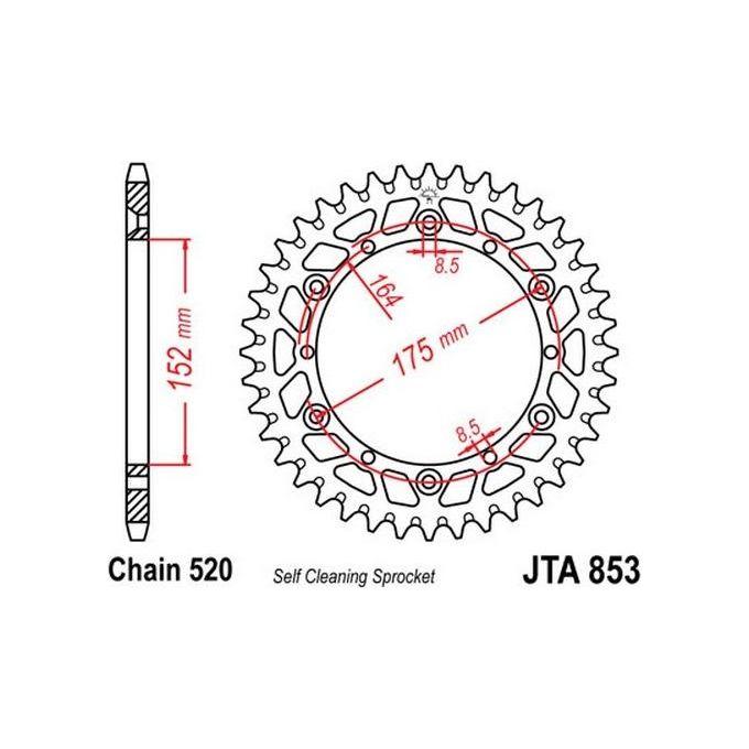 Jt Sprokets Corona Alluminio