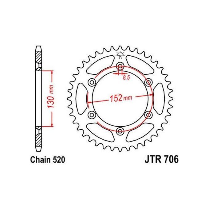 Jt Sprokets Corona Aprilia