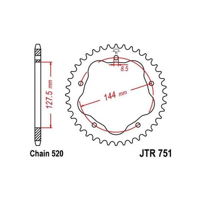 Jt Sprokets Corona Ducati