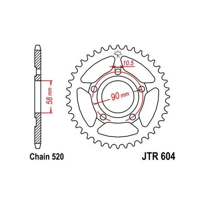 Jt Sprokets Corona Gilera