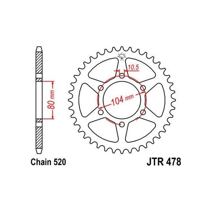 Jt Sprokets Corona Kawasaki