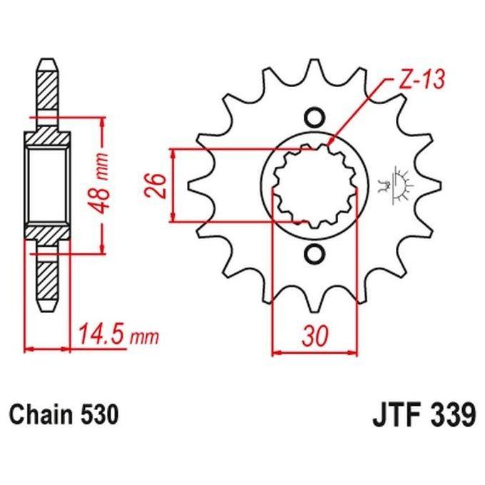 Jt Sprokets Pignone 339