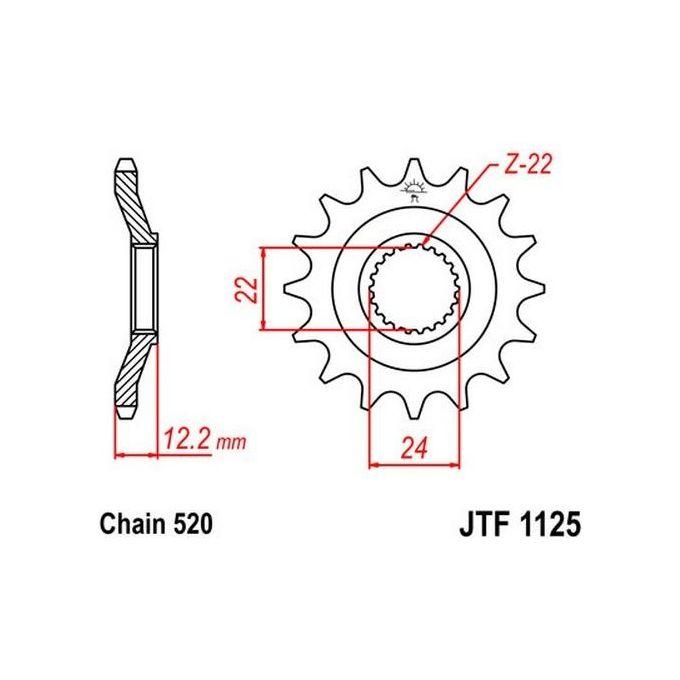 Jt Sprokets Pignone Jt