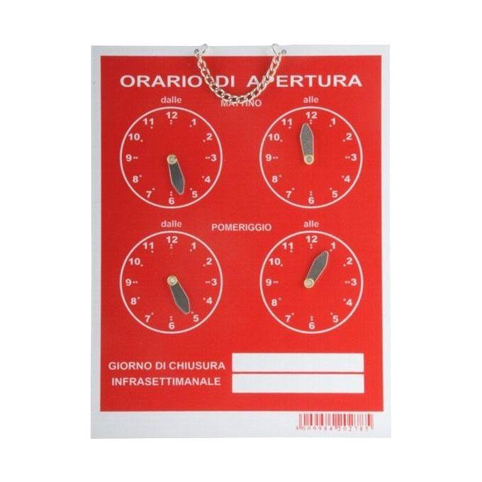 Letterfix Cartello Orario 4