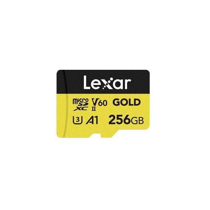 Lexar LMSGOLD256G MicroSDXC Gold