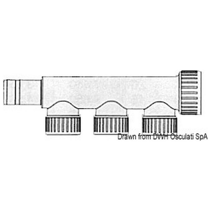 Collettore Hydrofix 3 Derivazioni