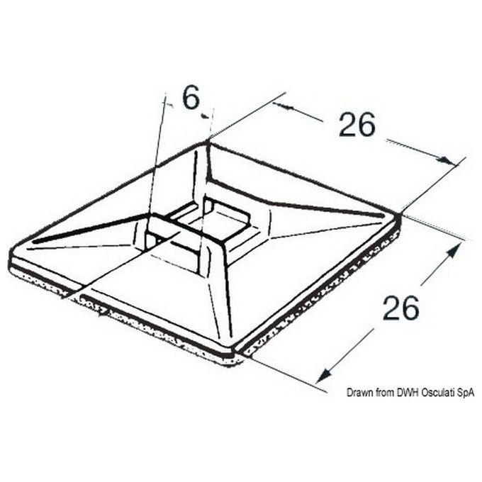 Basetta Nylon Autoadesiva 18.032.00