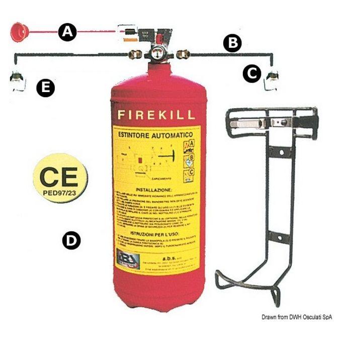 Estintore Firekill Con Pressostato