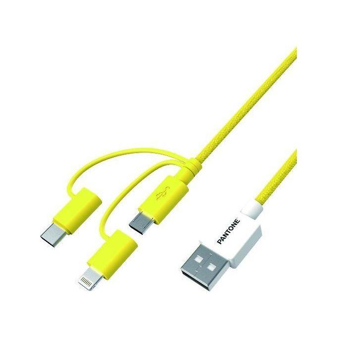 Pantone PT-USB003Y1 Cavo 3in1