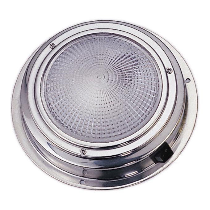 Plafoniera Inox Luce Led