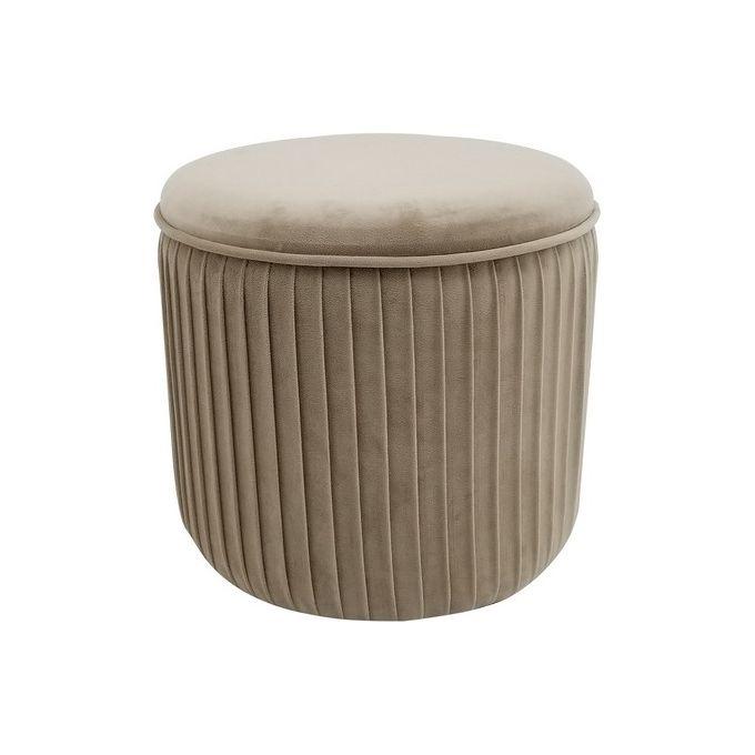 Pouf Rotondo Con Coperchio