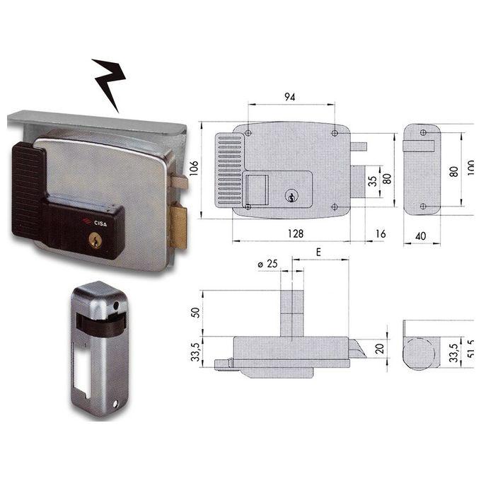Cisa 11721-60-1 Serratura Elettrica