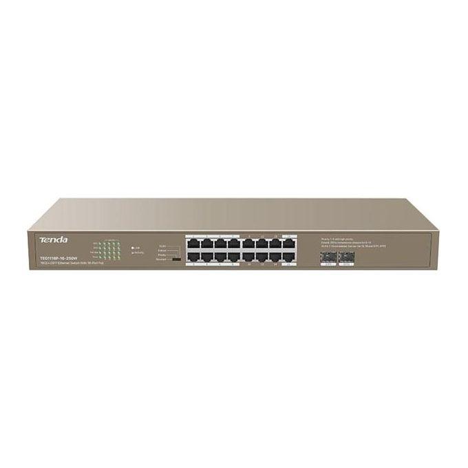 Tenda TEG1118P-16-250W Switch PoE