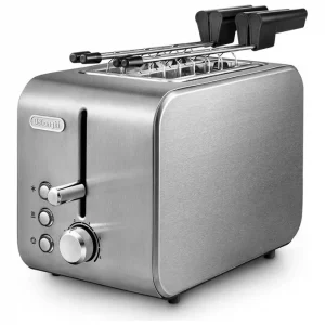 DeLonghi CTX2203 Tostapane a 2 Scomparti Potenza 550 W Acciaio Inox 